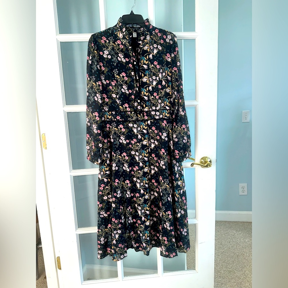 Womens Cottagecore Fairy Core Floral Victorian Dress Sz XL  Not As Labeled